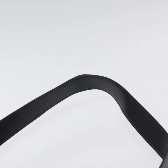 CELINE Shoulder Bag Leather Black Gold Auth - Picture 9 of 16